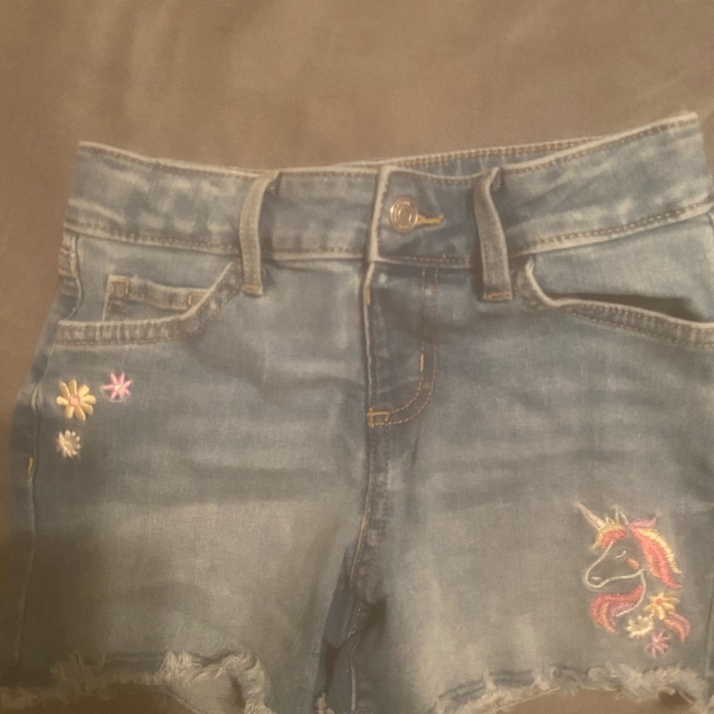 BOGO Jumping Beans Light Blue And Dark Blue Denim Shorts